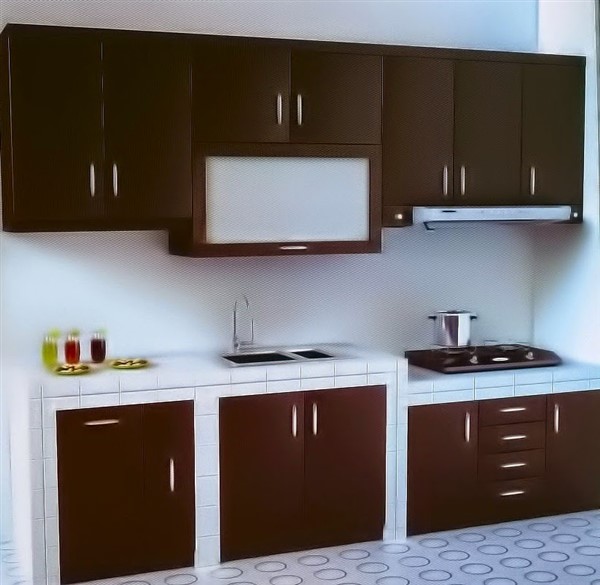 desain Kitchen set minimalis sederhana