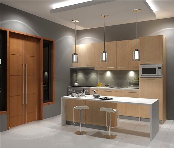 kitchen set bahan hpl